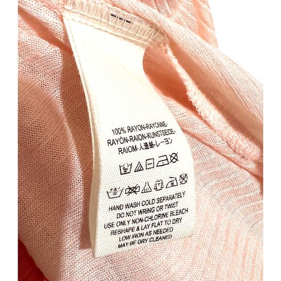 Free People Orange and Pink Wrap Blouse - Picture 9 of 9